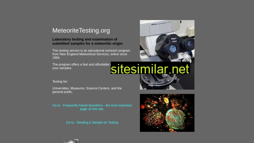 Meteoritetesting similar sites