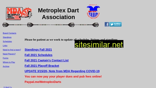 metroplexdarts.org alternative sites