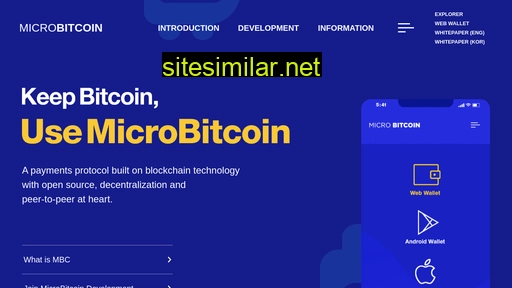 microbitcoin.org alternative sites