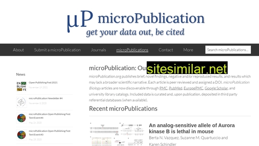 micropublication.org alternative sites