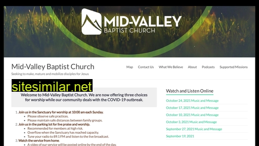 midvalleybaptist.org alternative sites