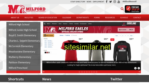 Milfordschools similar sites