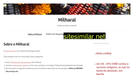 milharal.org alternative sites
