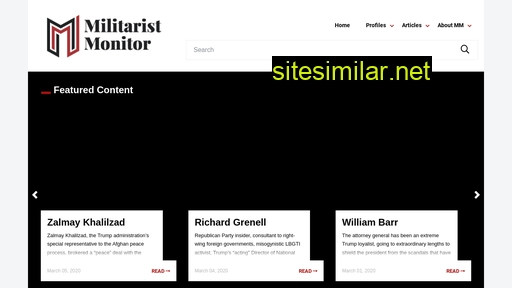 militarist-monitor.org alternative sites
