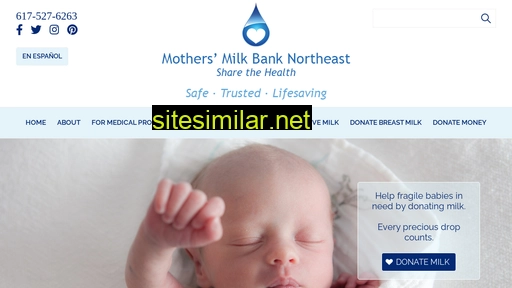milkbankne.org alternative sites