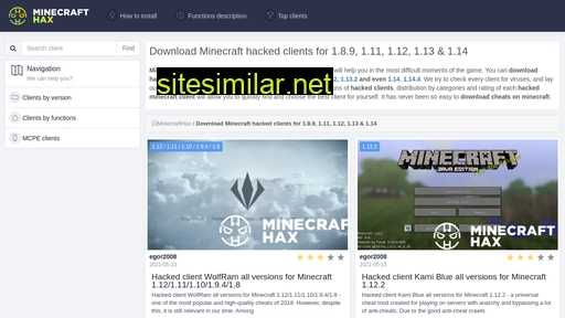 Minecrafthax similar sites