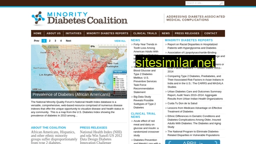 minoritydiabetescoalition.org alternative sites