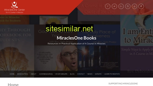 miraclesonebooks.org alternative sites