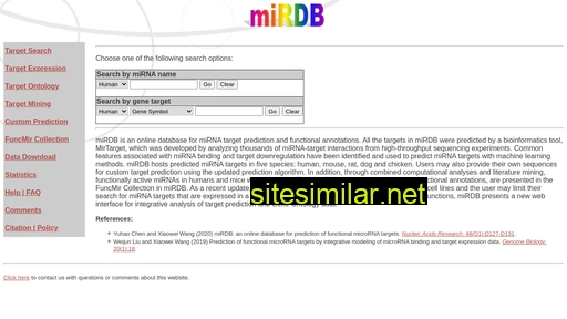 mirdb.org alternative sites