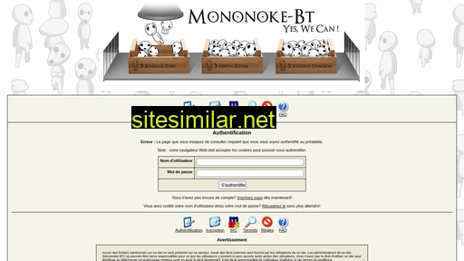 mononoke-bt.org alternative sites