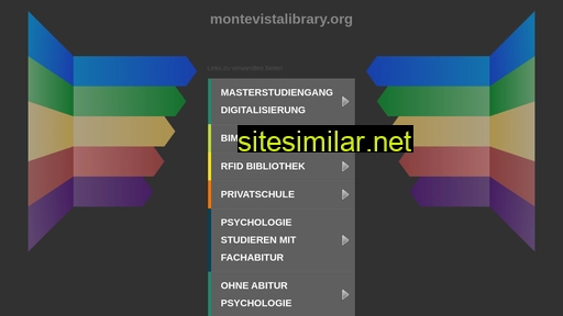 Montevistalibrary similar sites