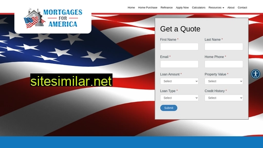 mortgagesforamerica.org alternative sites