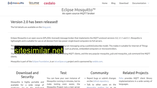 mosquitto.org alternative sites