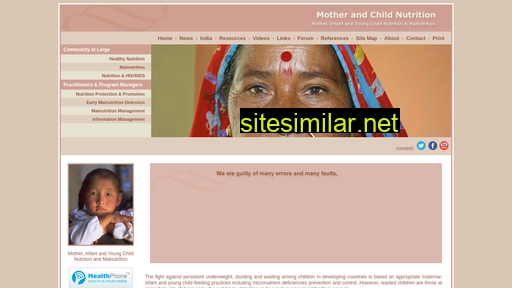 motherchildnutrition.org alternative sites