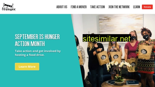 moveforhunger.org alternative sites