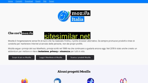 Mozillaitalia similar sites