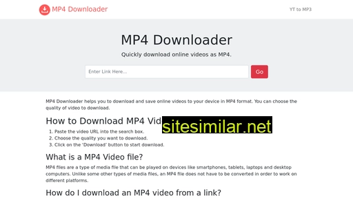 mp4downloader.org alternative sites