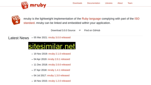 mruby.org alternative sites