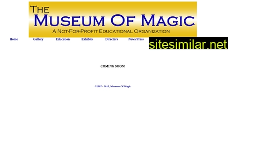 museumofmagic.org alternative sites