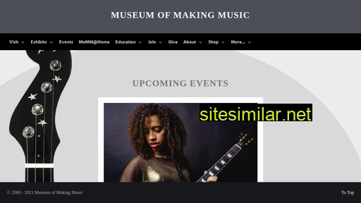 museumofmakingmusic.org alternative sites