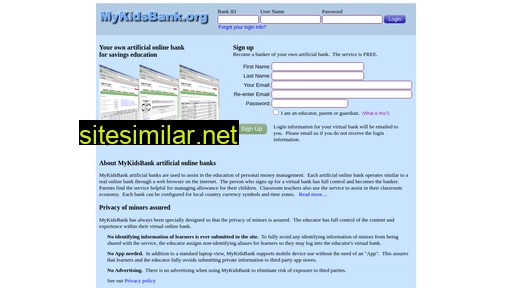 mykidsbank.org alternative sites