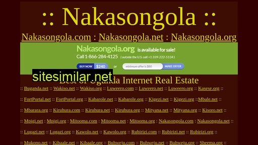 Nakasongola similar sites