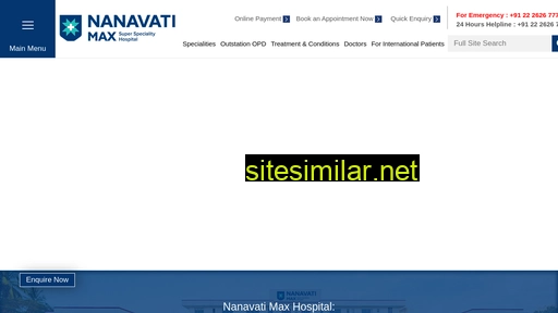Nanavatimaxhospital similar sites