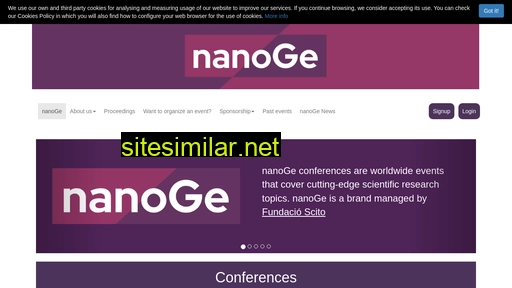 nanoge.org alternative sites