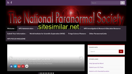 national-paranormal-society.org alternative sites