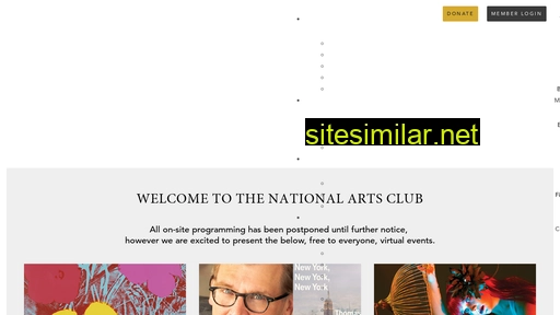 nationalartsclub.org alternative sites