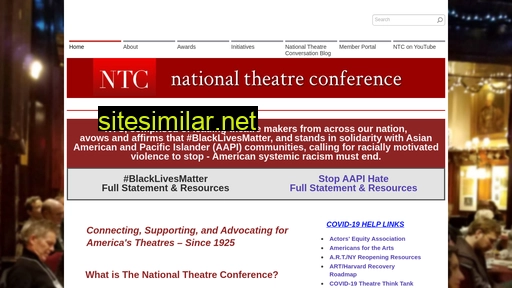 nationaltheatreconference.org alternative sites
