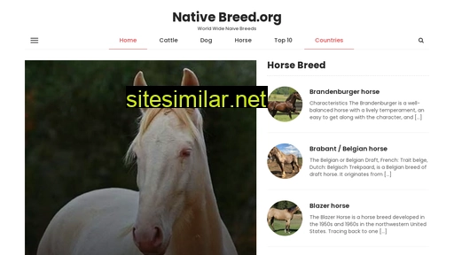 nativebreed.org alternative sites