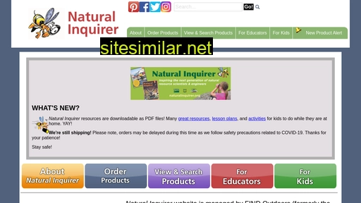 naturalinquirer.org alternative sites