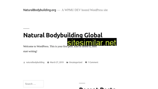 Naturalbodybuilding similar sites