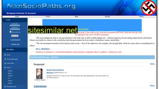 nazisociopaths.org alternative sites