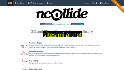 ncollide.org alternative sites
