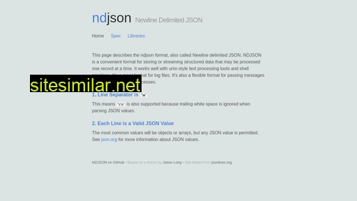 ndjson.org alternative sites