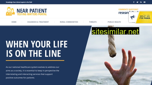 nearpatienttestingmatters.org alternative sites