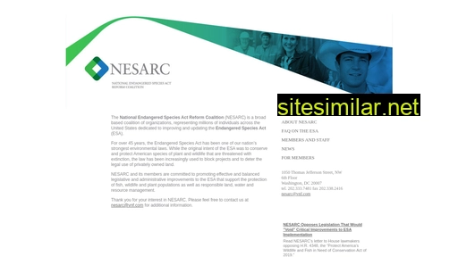 nesarc.org alternative sites