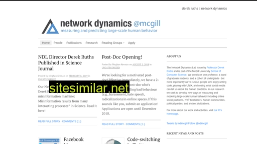 Networkdynamics similar sites