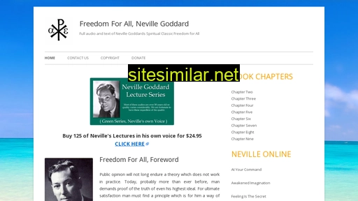 nevillegoddardfreedomforall.org alternative sites