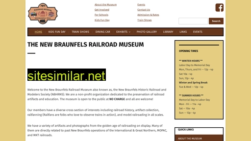 newbraunfelsrailroadmuseum.org alternative sites