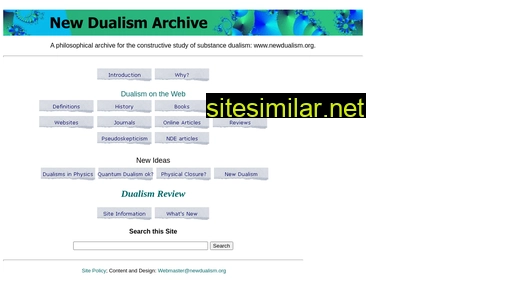 newdualism.org alternative sites