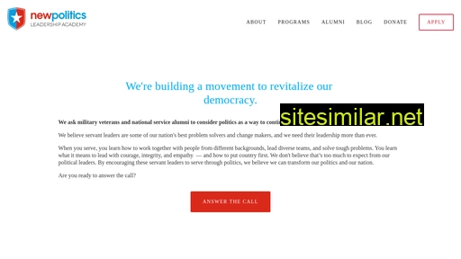 newpoliticsacademy.org alternative sites