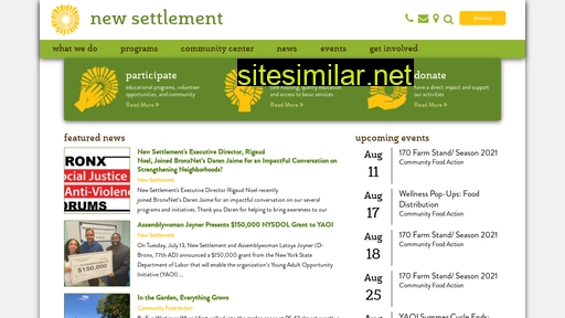 newsettlement.org alternative sites