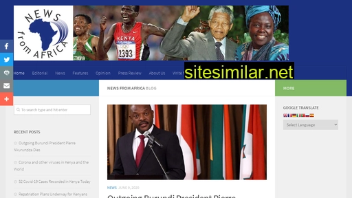 Newsfromafrica similar sites