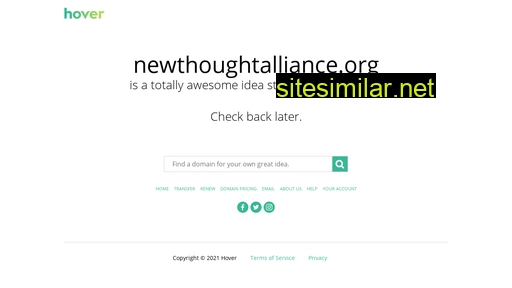 newthoughtalliance.org alternative sites
