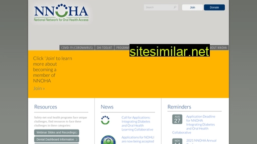 nnoha.org alternative sites