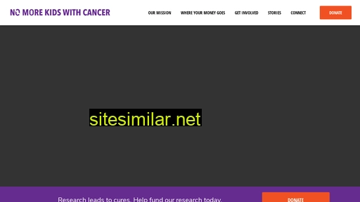 nomorekidswithcancer.org alternative sites