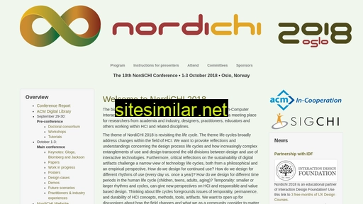 nordichi2018.org alternative sites